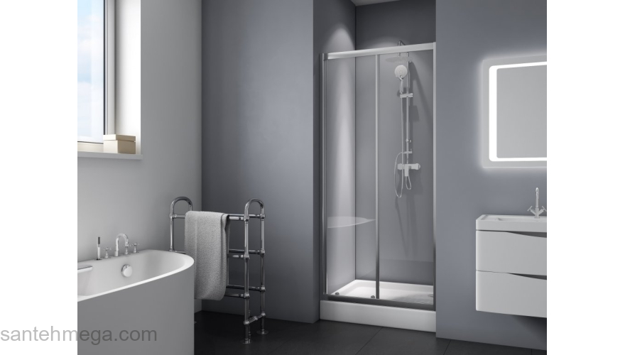 Душевая дверь BELBAGNO DUE-BF-1-140-C-Cr Душевая дверь BELBAGNO DUE-BF-1-140-C-Cr. Фото