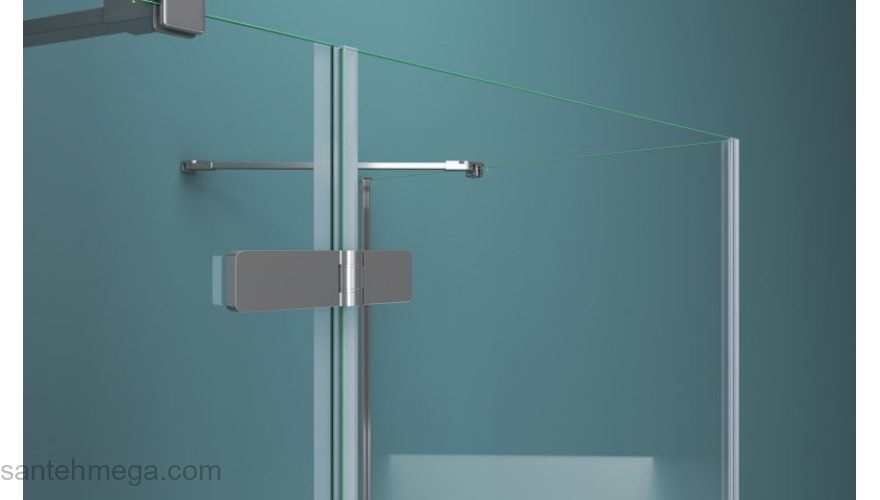 Душевой угол BELBAGNO KRAFT-AH-12-120/100-C-Cr-L. Фото