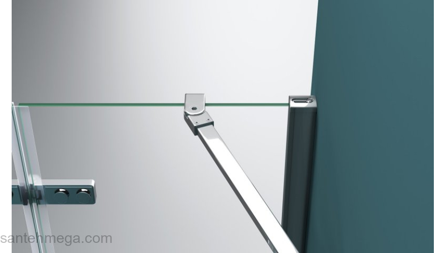 Душевая дверь BELBAGNO KRAFT-B-12-60/60-C-Cr-R Душевая дверь BELBAGNO KRAFT-B-12-60/60-C-Cr-R. Фото