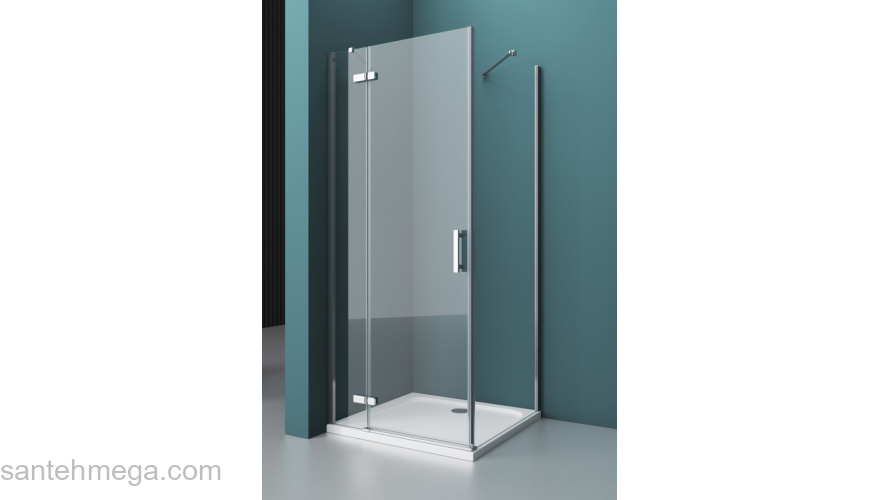 Душевой угол BELBAGNO KRAFT-AH-12-80/100-C-Cr-R. Фото