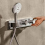 Термостат для душа Hansgrohe RainSelect 15355400 на 2 потребителя. Фото