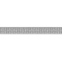 CERSANIT GL7H371 Спецэлемент стеклянный Glass 40х350 серебристый