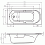Ванна акриловая RIHO Future 170х75 BC28005. Фото