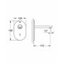 Смеситель для раковины GROHE Euroeco Cosmopolitan E 36273000 (внешняя часть). Фото