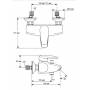 Смеситель для ванны JACOB DELAFON Panache E71241-СР. Фото