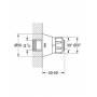 Боковой душ GROHE Relexa Plus 28286000. Фото