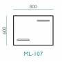 Зеркало МИР СТЕКЛА ML-107. Фото
