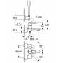 Смеситель для ванны GROHE Quadra 32639000. Фото