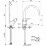 Смеситель для кухни Vidima Next BA374AA. Фото