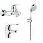 Комплект для ванной комнаты GROHE Euroeco 118463 3 в 1