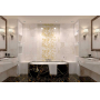 BELLEZA MARBLE 9A0510 Керамический гранит Saint Laurent 607х607х10 белый. Фото