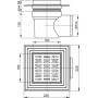 Сливной трап ALCAPLAST APV10C. Фото