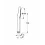 Ручной душ GROHE Rainshower Icon 27377000. Фото