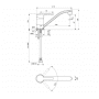 Смеситель для кухни Vidima Logik BA282AA. Фото
