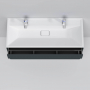 База под раковину подвесная 120 см, 3 ящика, графит матовый AM.PM Inspire 2.0 M50AFHX1203GM. Фото