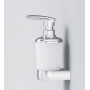 Стеклянный диспенсер для жидкого мыла с настенным держателем AM.PM Sensation A3036900 для ванной комнаты. Фото