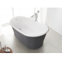 Ванна акриловая отдельностоящая BELBAGNO BB32-CF36 GREY 168х90. Фото