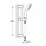 Душевой гарнитур GROHE Tempesta New 27795000. Фото