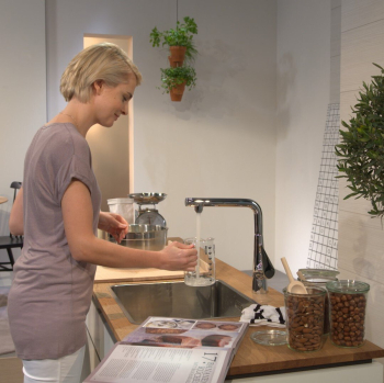 Смеситель для кухни Hansgrohe Talis S 300 сталь 72820800. Фото