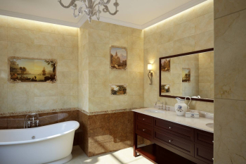 Gracia Ceramica 010301001740 Панно Rotterdam 500х600 beige 02