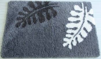 Коврик для ванной комнаты IDDIS Fern Dance, grey 420A690I12 для ванной комнаты. Фото