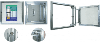 Люк ревизионный под плитку LYUKER AL-KR 40/30. Фото