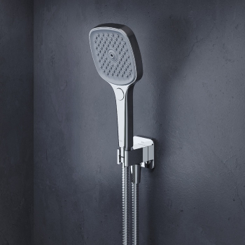 Выход для душа с держателем латунь хром Slide ID SLI60CBi62. Фото