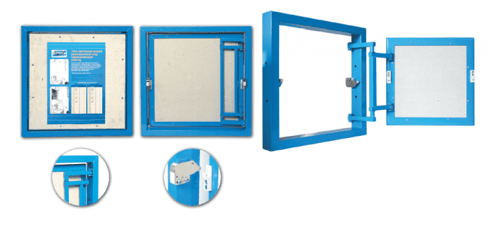 Люк ревизионный под плитку LYUKER K 50/50. Фото