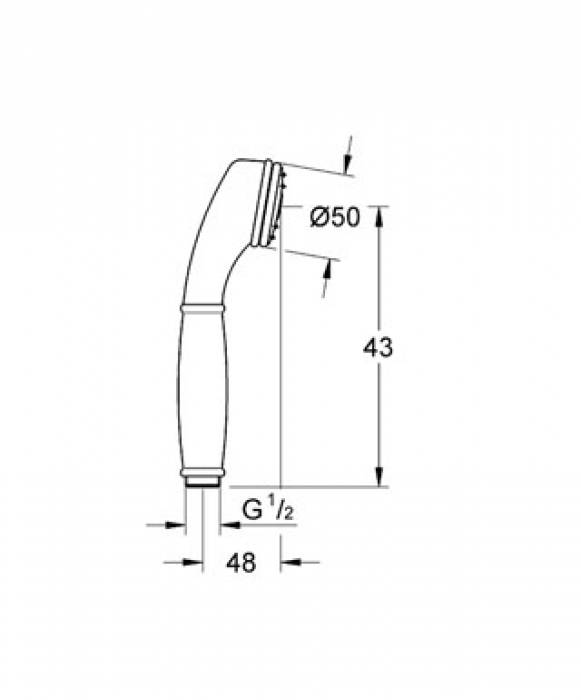 Ручной душ GROHE Sinfonia 28952000. Фото