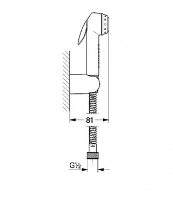 Гигиенический душ GROHE Trigger Spray 27812IK0. Фото