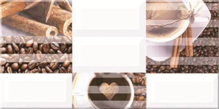 Azori 583012003 Декор Вог 201х405 мокко