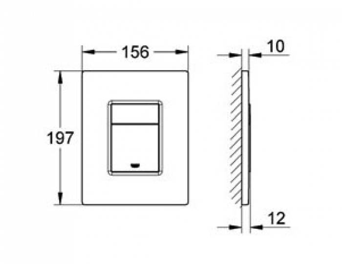 Накладная панель GROHE Skate Cosmopolitan 38732SD0. Фото