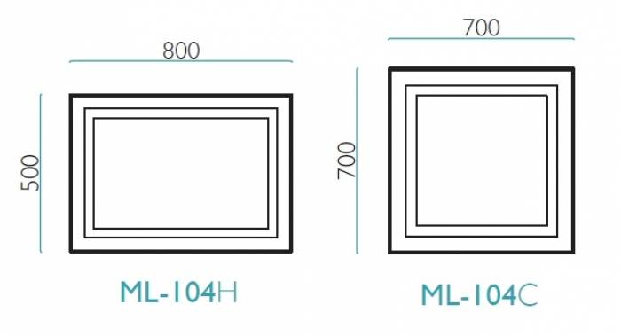 Зеркало МИР СТЕКЛА ML-104C. Фото