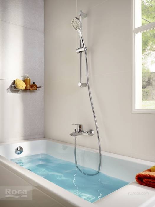 Смеситель ROCA Monodin-N для ванны-душа A5A0298C0M. Фото