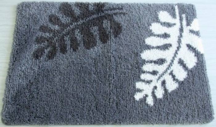 Коврик для ванной комнаты IDDIS Fern Dance, grey 420A690I12 для ванной комнаты. Фото