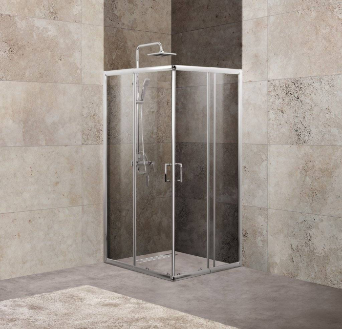 Душевой угол BELBAGNO Unique UNIQUE-A-2-75/90-P-Cr. Фото