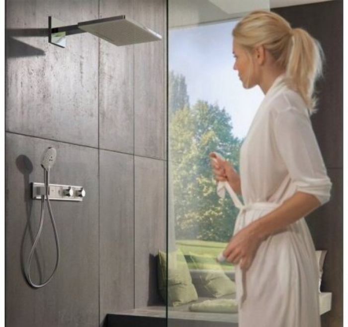 Термостат для душа Hansgrohe RainSelect 15357400 на 4 потребителя. Фото