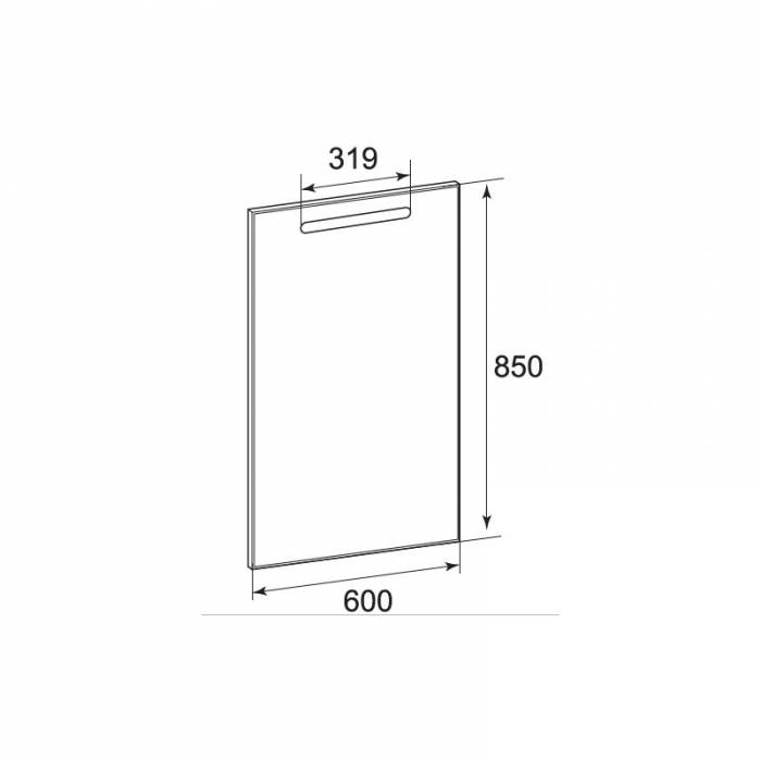 Зеркальный шкаф ROCA Gap 60 ZRU9302688. Фото