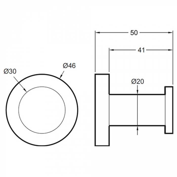 Крючок JACOB DELAFON Classique E77826-CP для ванной комнаты. Фото