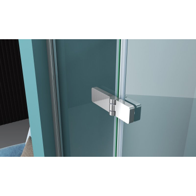 Душевая дверь BELBAGNO KRAFT-B-12-60/60-C-Cr-R Душевая дверь BELBAGNO KRAFT-B-12-60/60-C-Cr-R. Фото