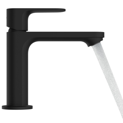 72557670 HANSGROHE  Rebris E смеситель для раковины 110, матовый черный 72557670 HANSGROHE  Rebris E смеситель для раковины 110, матовый черный. Фото