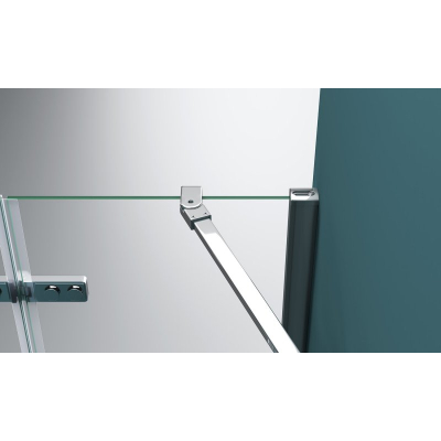 Душевая дверь BELBAGNO KRAFT-B-12-60/60-C-Cr-R Душевая дверь BELBAGNO KRAFT-B-12-60/60-C-Cr-R. Фото