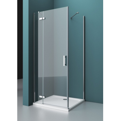 Душевой угол BELBAGNO KRAFT-AH-12-80/100-C-Cr-R. Фото