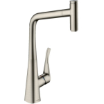 Смеситель для кухни Hansgrohe Metris Select сталь 14884800 Смеситель для кухни Hansgrohe Metris Select сталь 14884800. Фото
