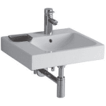 Раковина GEBERIT Icon 50х48 124050000 полка справа Раковина GEBERIT Icon 50х48 124050000 полка справа. Фото