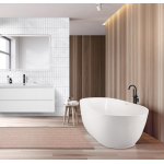 Ванна акриловая отдельностоящая матовая BELBAGNO BB413-1700-800-MATT. Фото