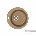 Мойка для кухни Акватон Иверия круглая терракотовая 1A711032IV270. Фото