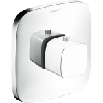 Термостат Hansgrohe PuraVida Highflow белый/хром 15772400 Термостат Hansgrohe PuraVida Highflow белый/хром 15772400. Фото
