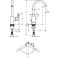 72576670 HANSGROHE  Rebris E смеситель для раковины 210, матовый черный 72576670 HANSGROHE  Rebris E смеситель для раковины 210, матовый черный. Фото