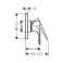 72649670 HANSGROHE  Rebris S смеситель для душа (внешняя часть), матовый черный 72649670 HANSGROHE  Rebris S смеситель для душа (внешняя часть), матовый черный. Фото